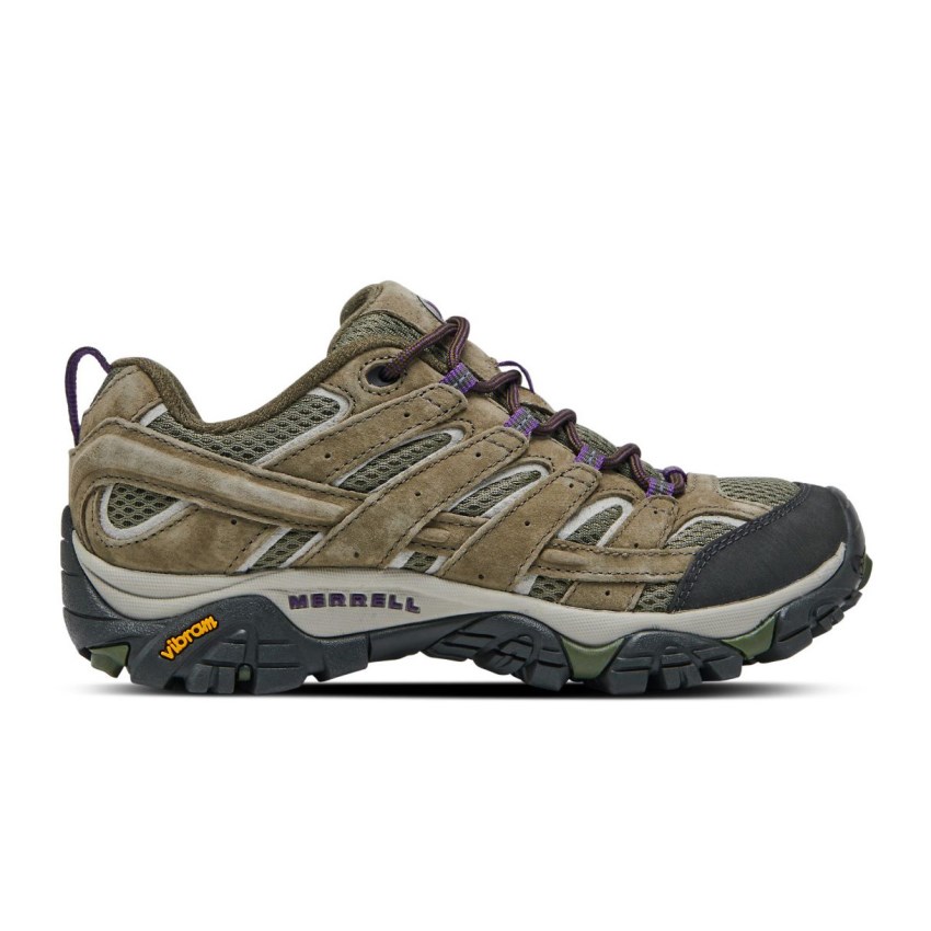 Chaussures Randonnée Merrell Moab 2 Ventilator Vert Olive Femme | V.Q.OZID